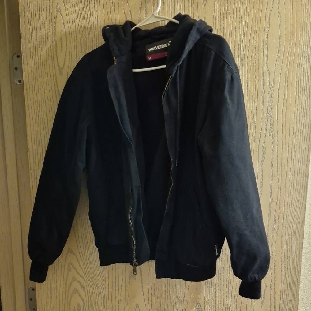 Wolverine Men's Black Hooded Jacket